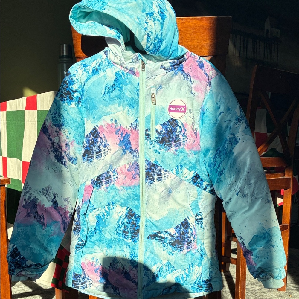 Hurley Kids medium 10/12 winter warm coat